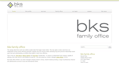 Desktop Screenshot of bksfamilyoffice.com