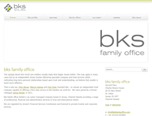 Tablet Screenshot of bksfamilyoffice.com